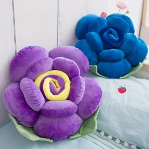 1pc Rose Cushion Pillow, Home Floral Decoration Pillow, Suitable For New Year, Valentine's Day, Halloween, Carnival, St. Patrick's Day